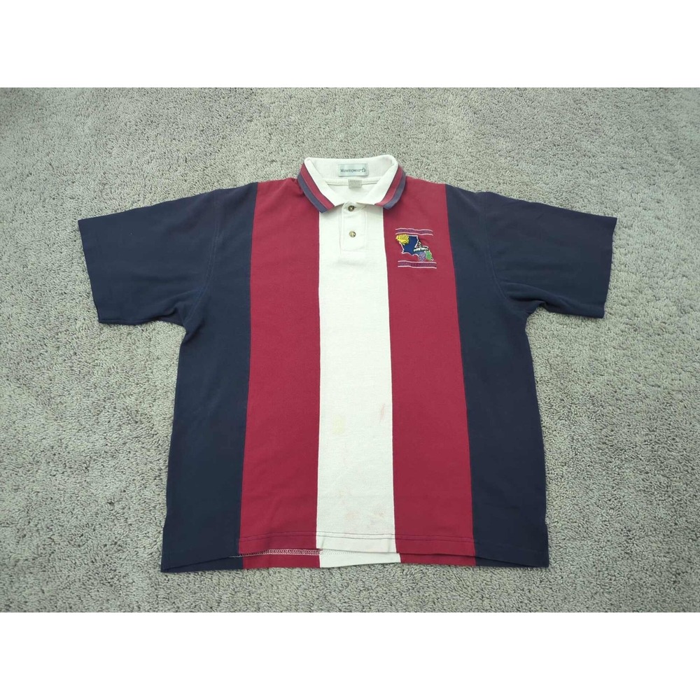 Vintage Munsingwear Polo Shirt Mens Large Louisiana District Human Resources‎